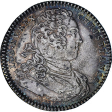 France, Token, Louis XV, French colonies of the Americas, 1754, Silver