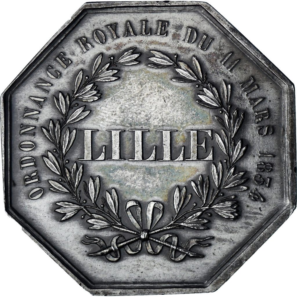 France, Token, Caisse d'épargne et de prévoyance de Lille, AU(55-58), Silver