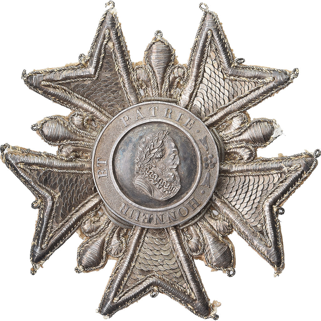 France, Légion d'Honneur, Plaque de Grand-Officier, Henri IV, Médaille
