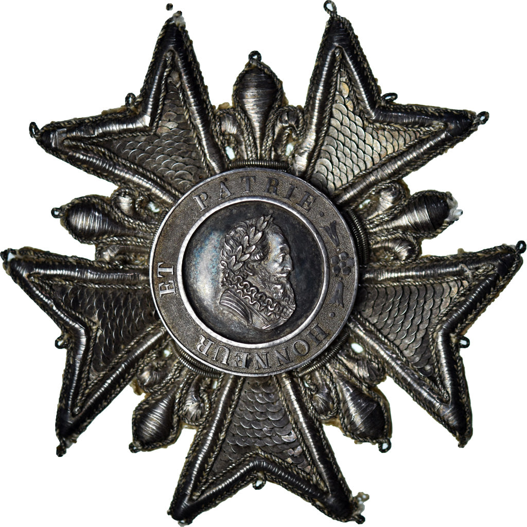 Francia, Légion d'Honneur, Plaque de Grand-Officier, Henri IV, medalla