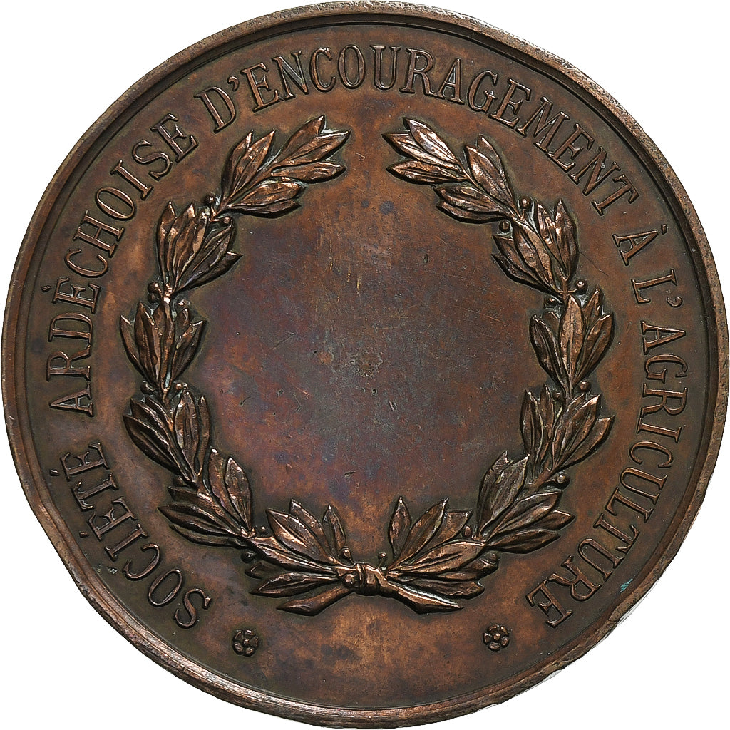 France, Médaille, Olivier de Serre, Société Ardéchoise d'Agriculture