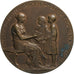 France, Médaille, Instruction Primaire, Education Nationale, 1901, O.Roty, TTB