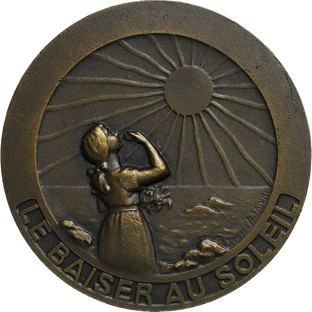 France, Médaille, Le Baiser au Soleil, Défense contre la Tuberculose, Faivre