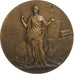 Francia, medalla, Instruction Publique, Cours d'Adultes, Yonne, 1907, Dubois.A