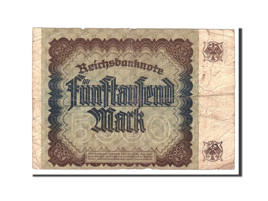 Banknote, Germany, 5000 Mark, 1922, 1922-12-02, KM:81a, VF(20-25)