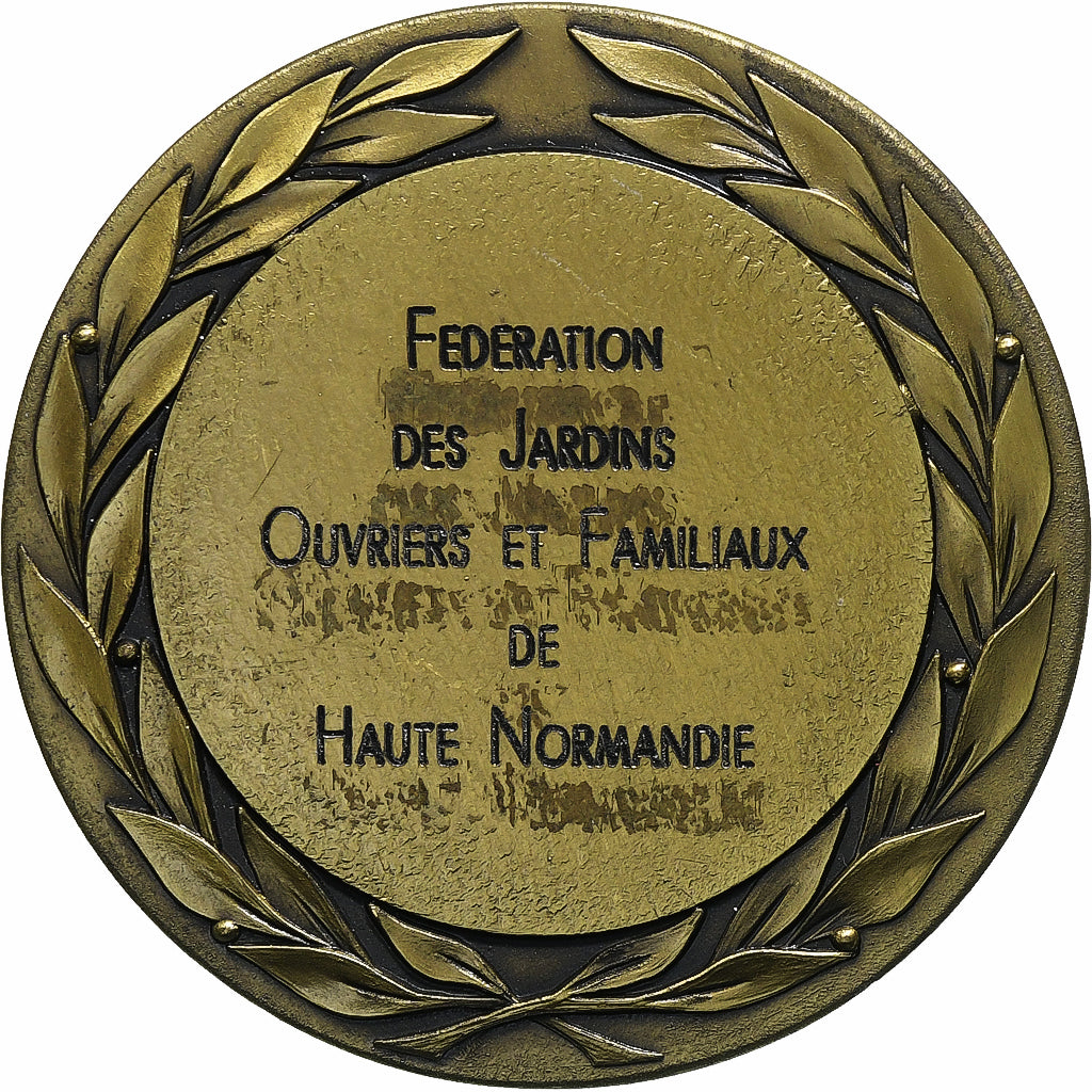 Francja, medal, Fédération des Jardins Ouvriers et Familiaux, Haute Normandie