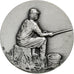 France, Medal, Concours de Pêche, Leasure, AU(50-53), Silver