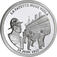 Francia, medaglia, Lafayette, Défenseur de la Liberté, WAR, FDC, Argento