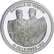 France, Medal, Bataille de Verdun, WAR, MS(65-70), Silver