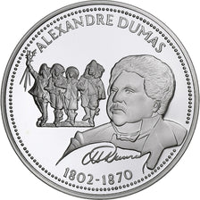 France, Médaille, Alexandre Dumas, Arts & Culture, FDC, Argent