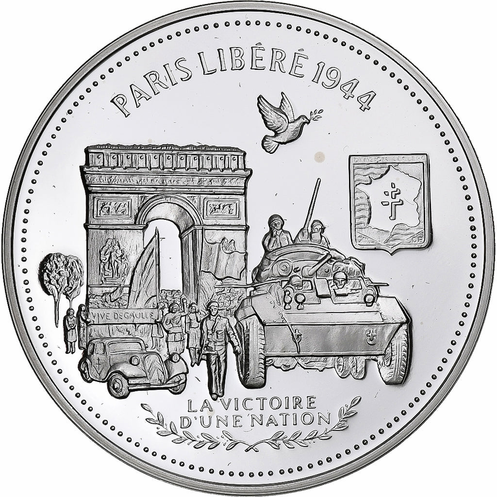 Francia, medaglia, Seconde Guerre Mondiale, Paris Libéré, 25 Août 1944, WAR