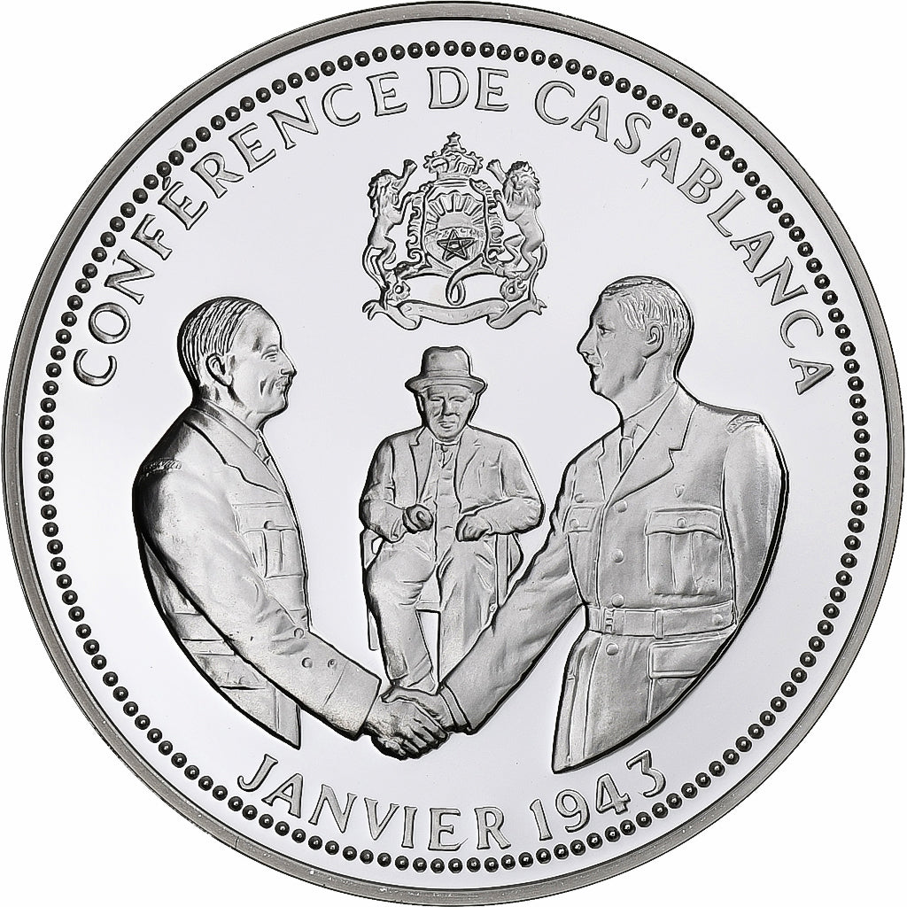 France, Médaille, Seconde Guerre Mondiale, Conférence de Casablanca, FDC