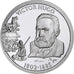 Francia, medaglia, Victor Hugo, Arts & Culture, FDC, Argento