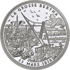 Francia, medalla, La Grosse Bertha, WAR, FDC, Plata