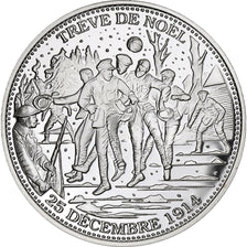 Francia, medaglia, La Trêve de Noël, WAR, FDC, Argento