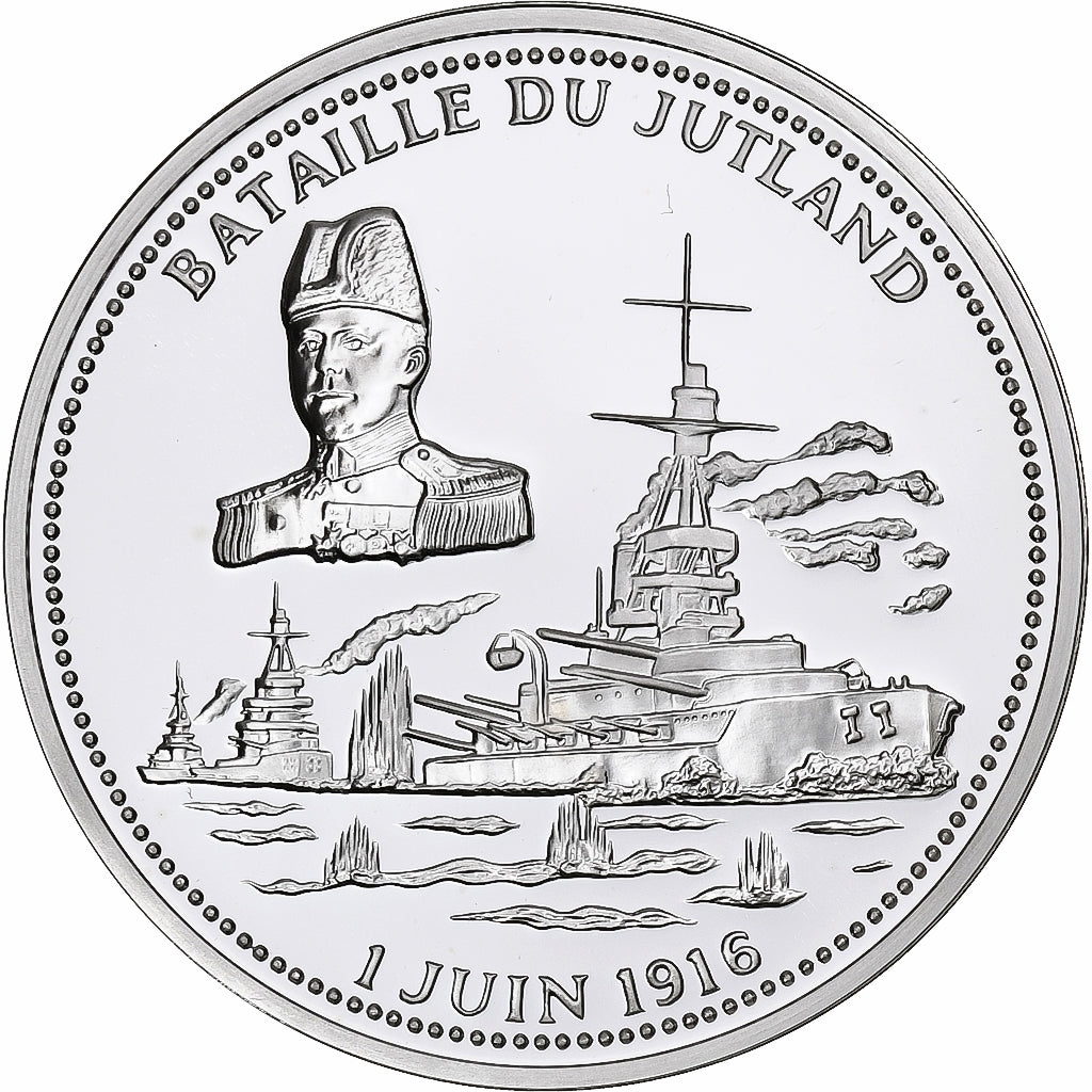 France, Médaille, Bataille du Jutland, WAR, FDC, Argent