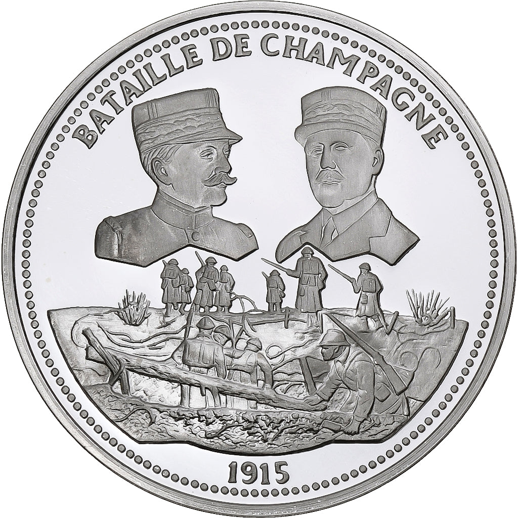 France, Médaille, Bataille de Champagne, Mars et septembre 1915, WAR, FDC
