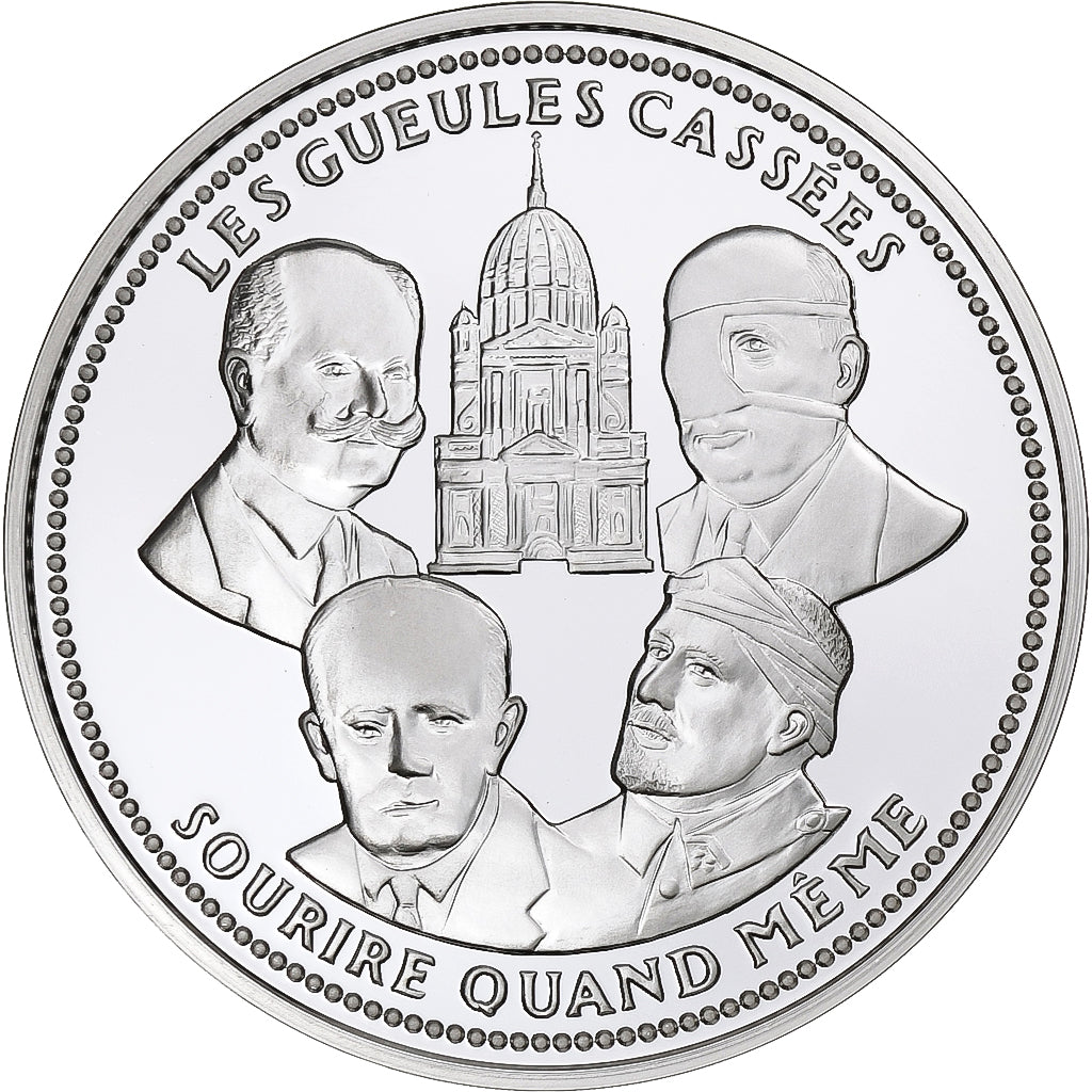 Frankreich, Medaille, Les gueules cassées, WAR, STGL, Silber