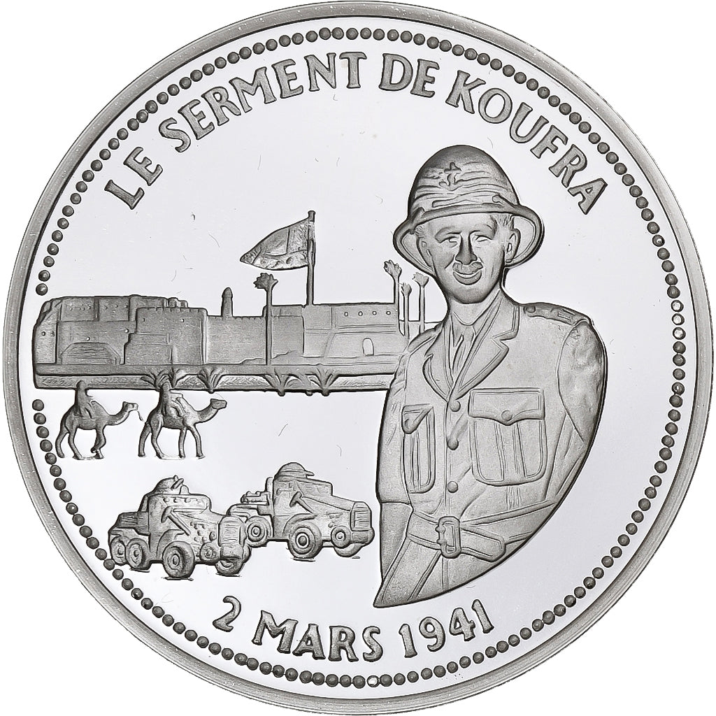 France, Médaille, Seconde Guerre Mondiale, Le Serment de Koufra, WAR, FDC