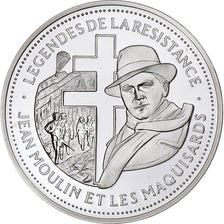 France, Médaille, Jean Moulin et les Maquisards, WAR, FDC, Argent