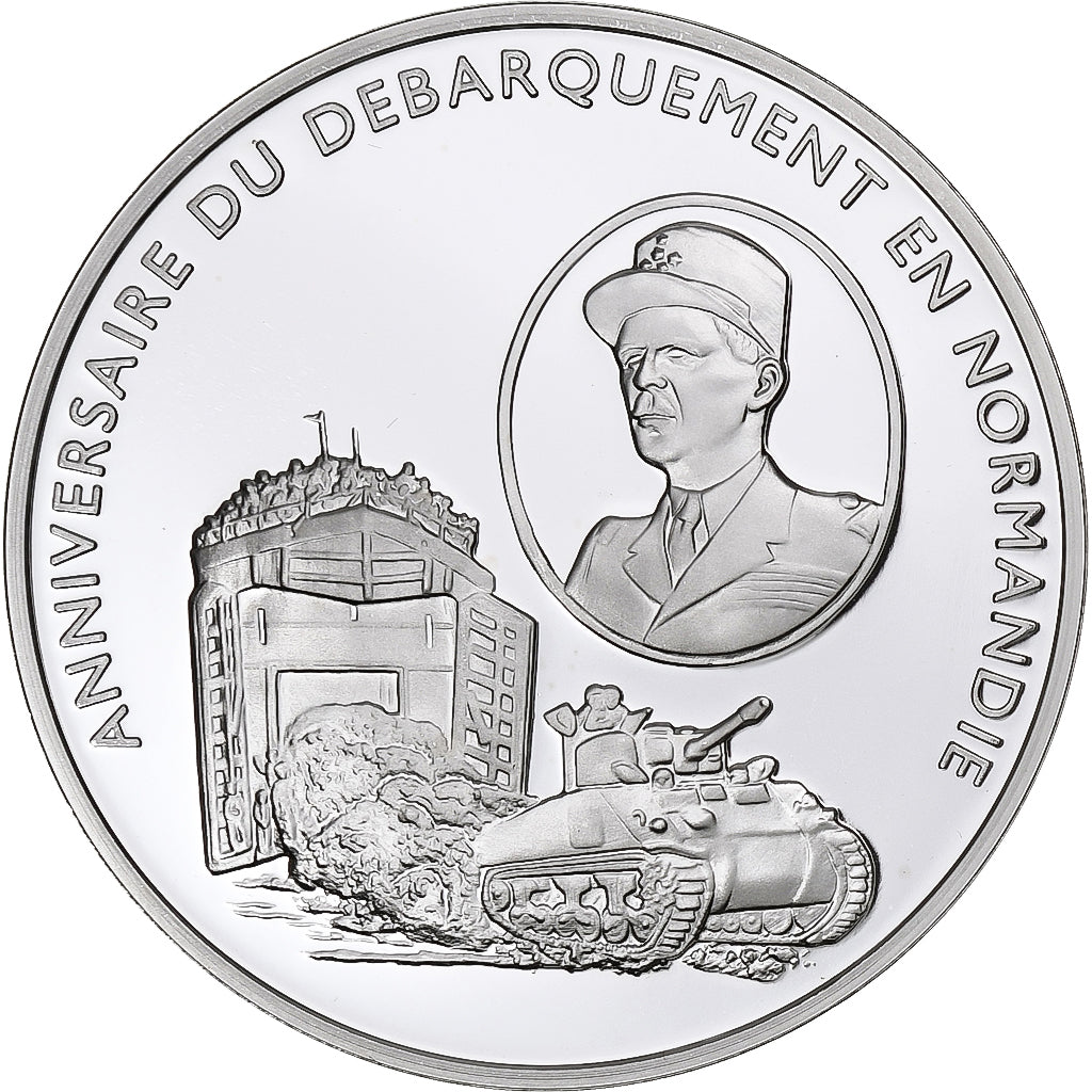 France, Médaille, Anniversaire du Débarquement de Normandie, Chars, WAR, FDC