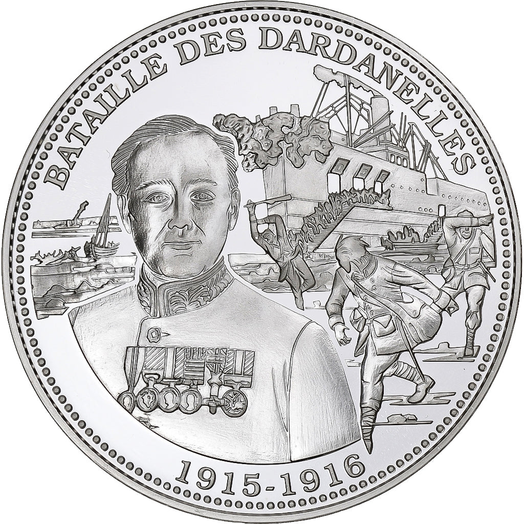 France, Médaille, Bataille des Dardanelles, WAR, FDC, Argent