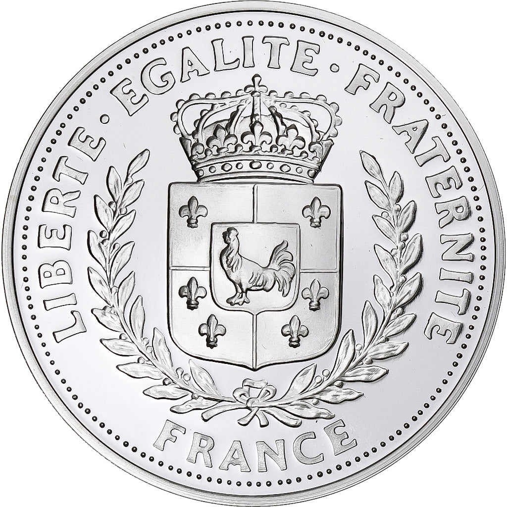 France, Médaille, De Gaulle, La Reconstruction de la France, WAR, FDC, Argent