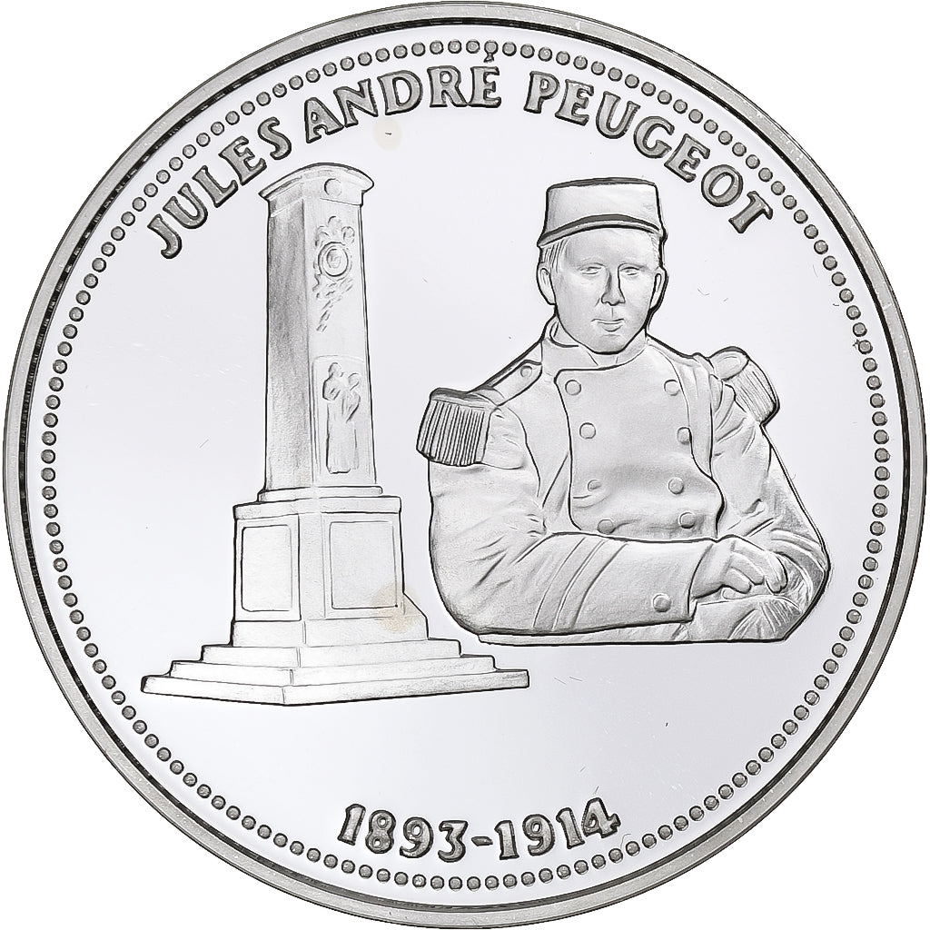 Frankrijk, Medaille, Centenaire Première Guerre Mondiale, Jules-André Peugeot
