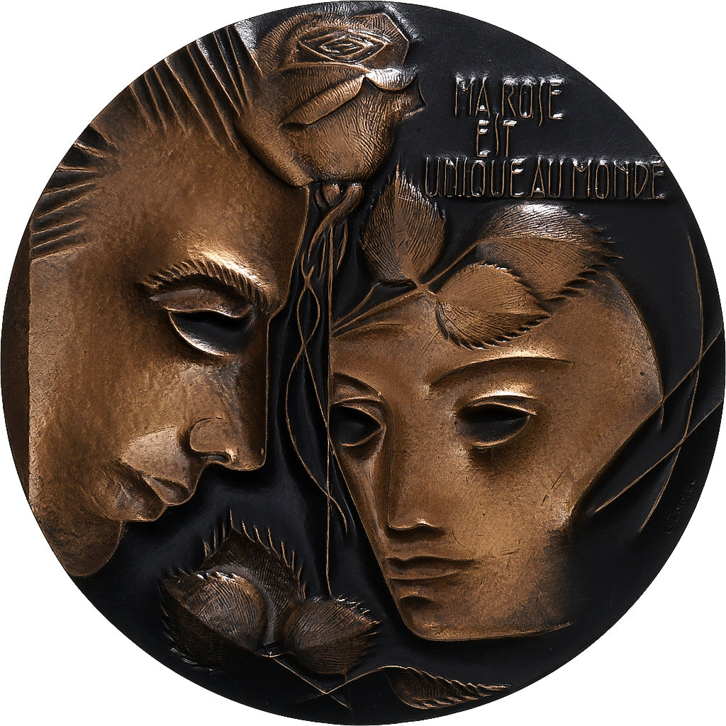 Francja, medal, Médaille de mariage, 1987, Monnaie de Paris, MS(65-70)