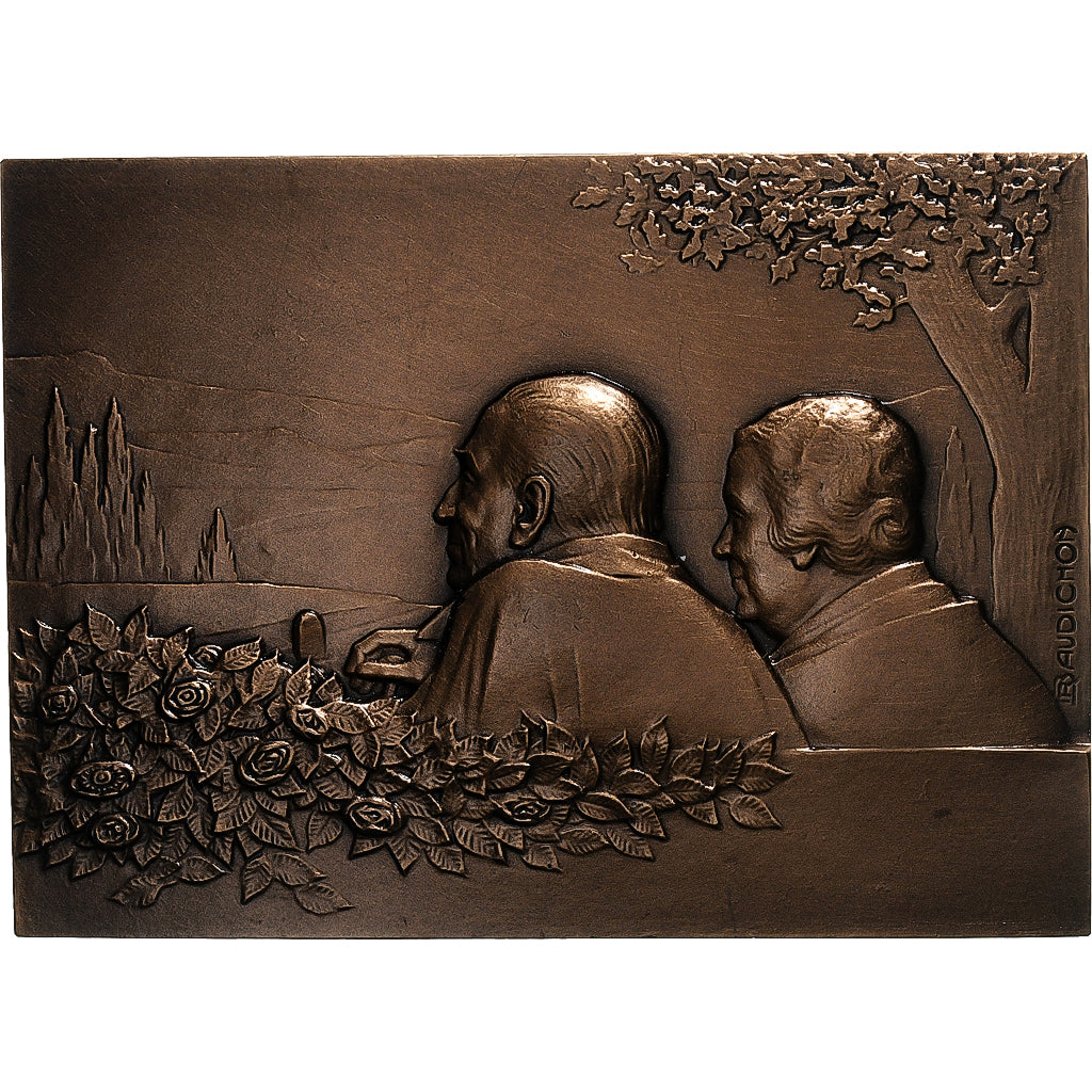 France, Medal, Noces , Mariage, 2003, Baudichon, MS(63), Bronze