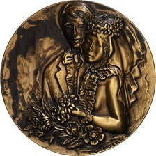 Francia, medaglia, Noces , Mariage, Rebatet, Clermont-Ferrand, SPL, Bronzo