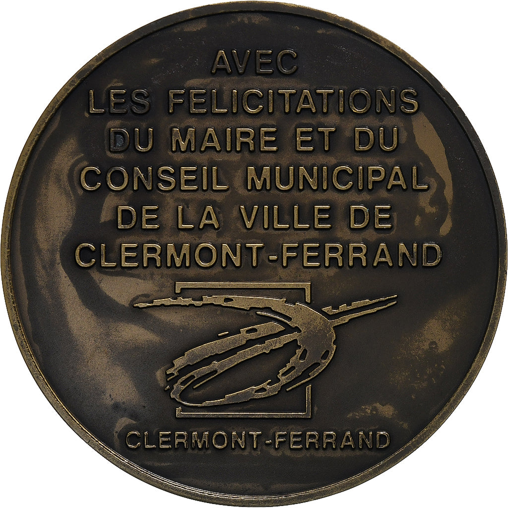 Francia, medaglia, Noces , Mariage, Rebatet, Clermont-Ferrand, SPL, Bronzo