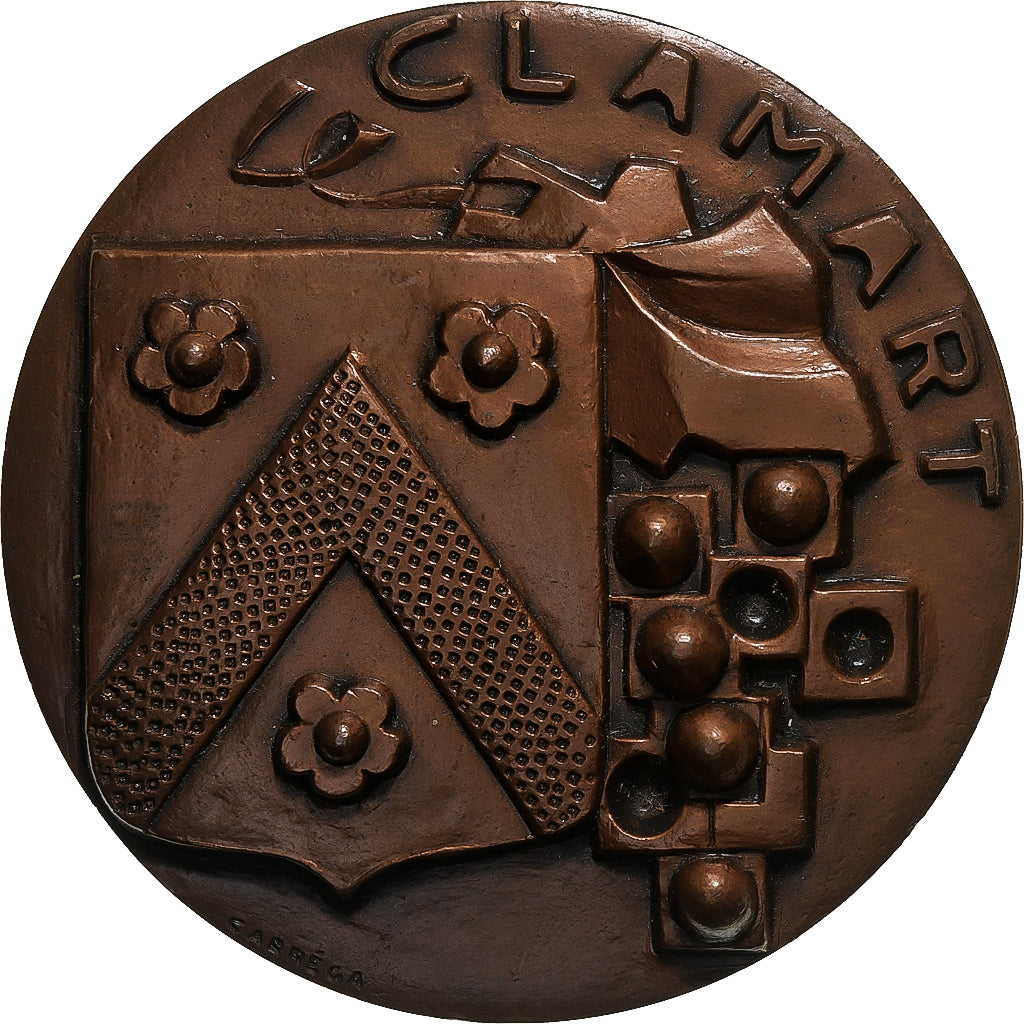 Francia, medalla, Mariage, Clamart, 1987, Carrega, MBC+, Cobre