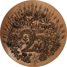 Francja, medal, Mariage, Noces d'Argent, 1988, AU(50-53), Brązowy