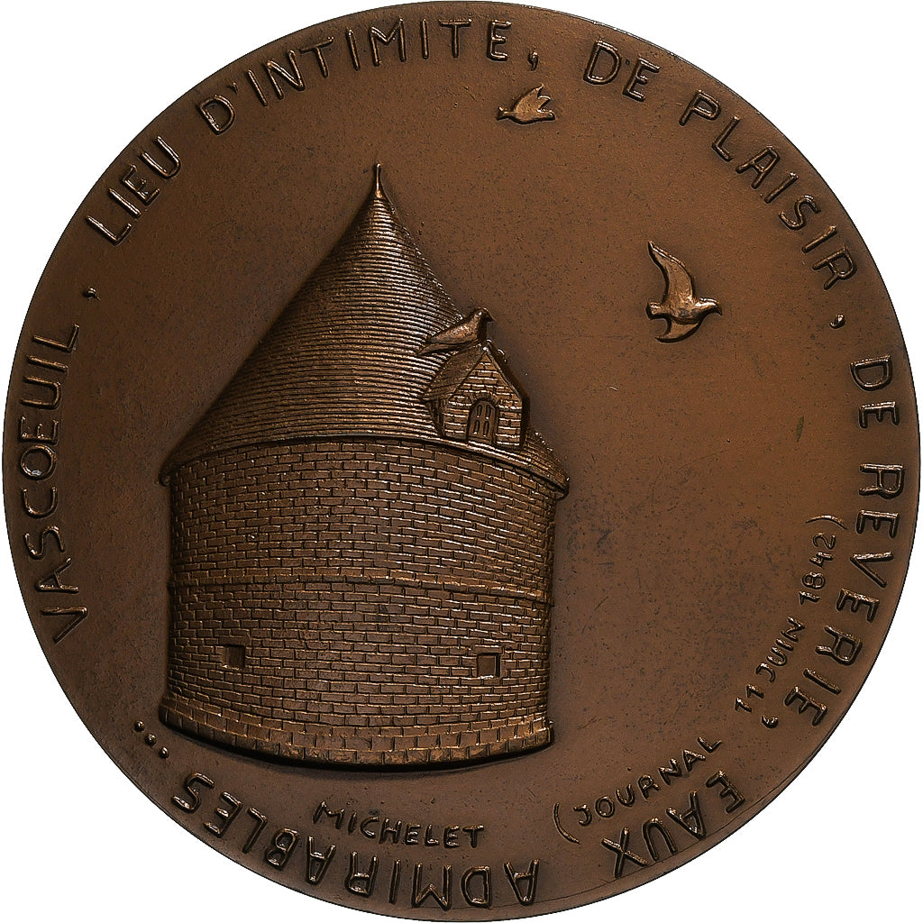 France, Médaille, Château de Vascoeuil, Vexin Normand, 1983, Michelet, SPL