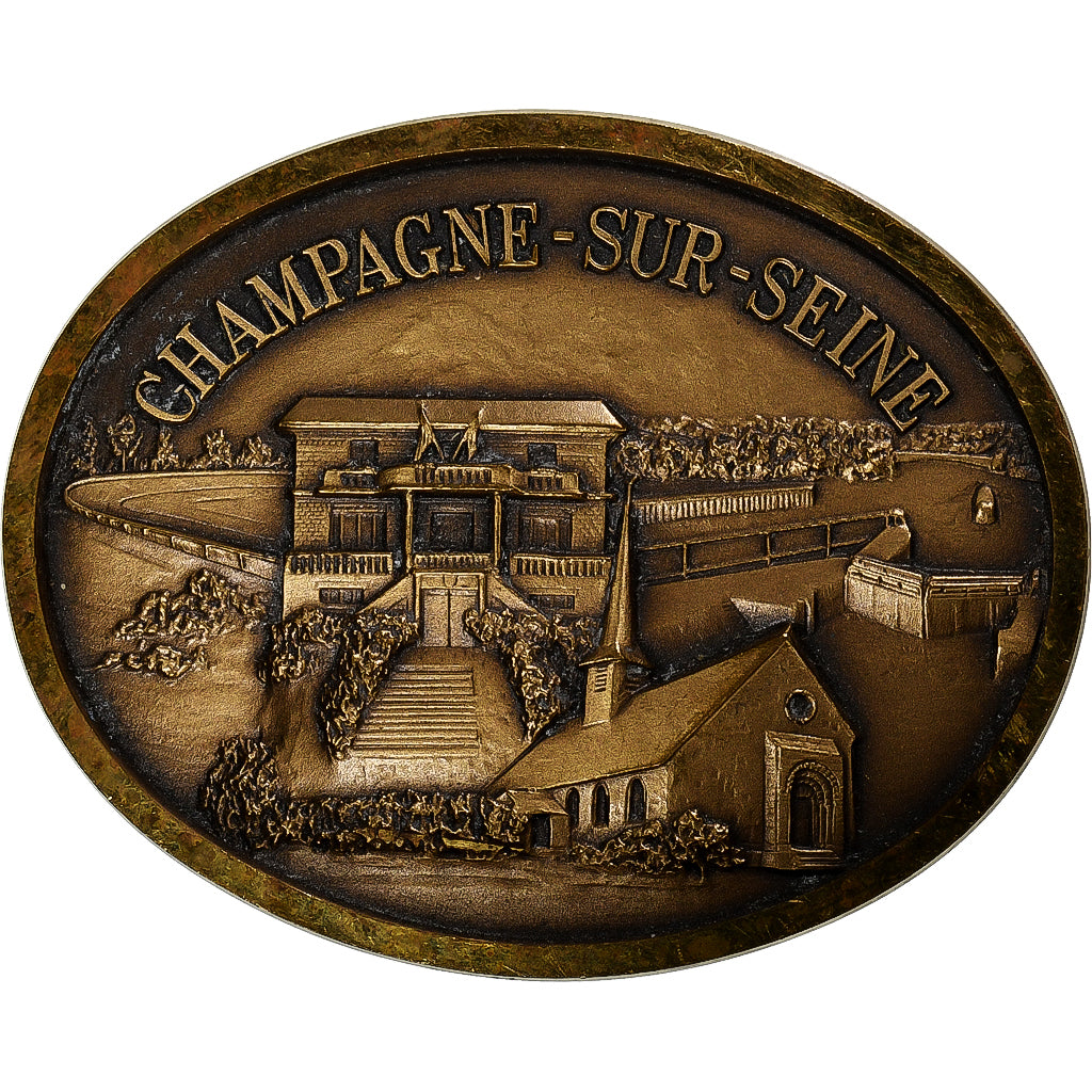 Francja, medal, Mariage, Champagne-sur-Seine, AU(50-53), Bronze Florentin