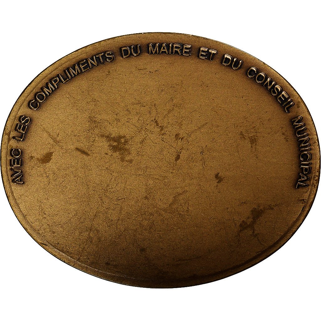 Francja, medal, Mariage, Champagne-sur-Seine, AU(50-53), Bronze Florentin