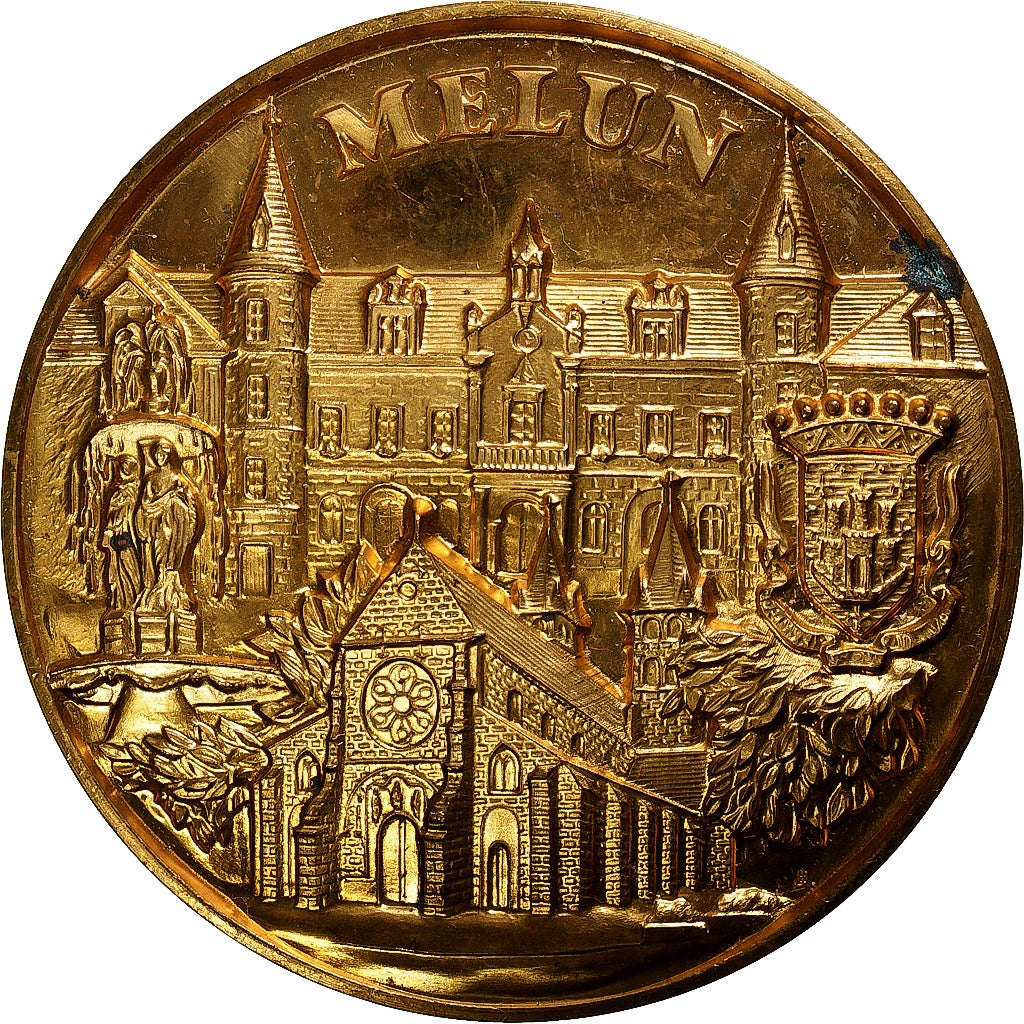 Francja, medal, Ville de Melun, AU(50-53), Bronze Florentin
