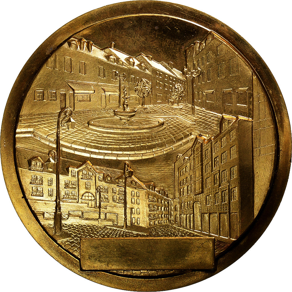 Francja, medal, Ville de Melun, AU(50-53), Bronze Florentin