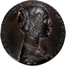 Italia, medaglia, Giovanna degli Albizzi, Niccolo Fiorentino, Fonte Ancienne