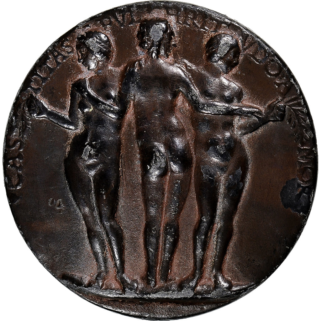 Italia, medaglia, Giovanna degli Albizzi, Niccolo Fiorentino, Fonte Ancienne