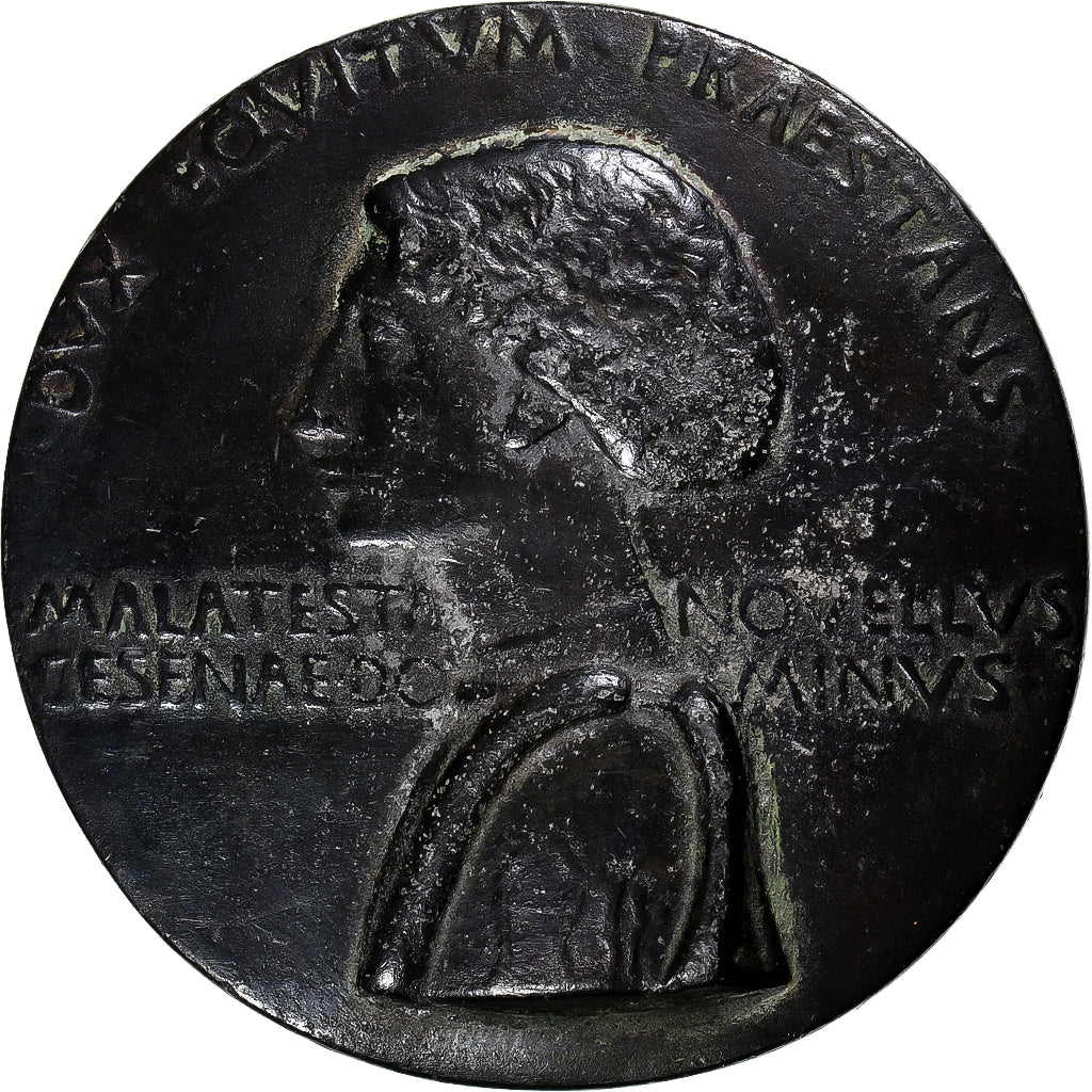 Italië, Medaille, Domenico Novello Malatesta, Niccolo Fiorentino, Fonte
