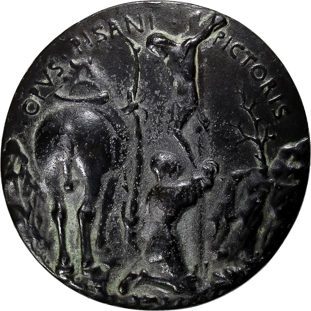 Italië, Medaille, Domenico Novello Malatesta, Niccolo Fiorentino, Fonte