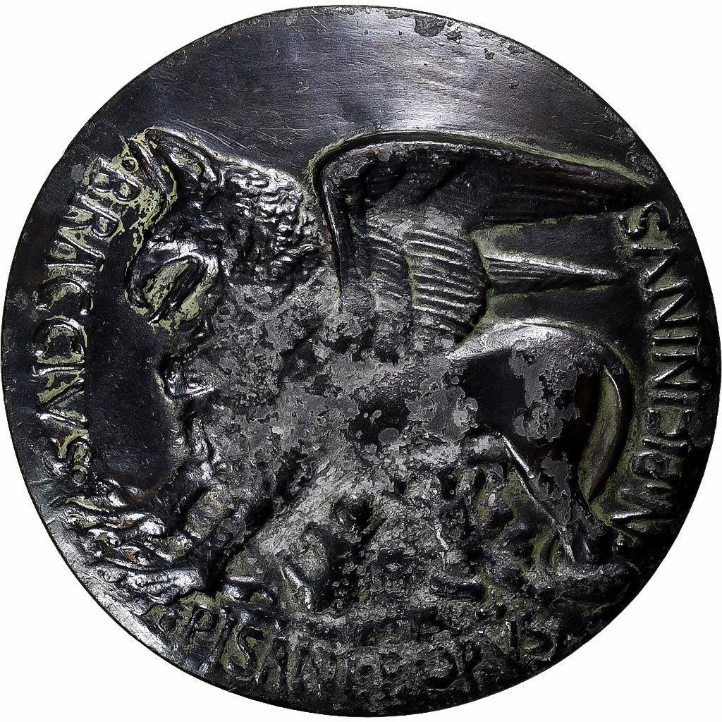 Włochy, medal, Nicolaus Picininus, Niccolo Fiorentino, Fonte Ancienne