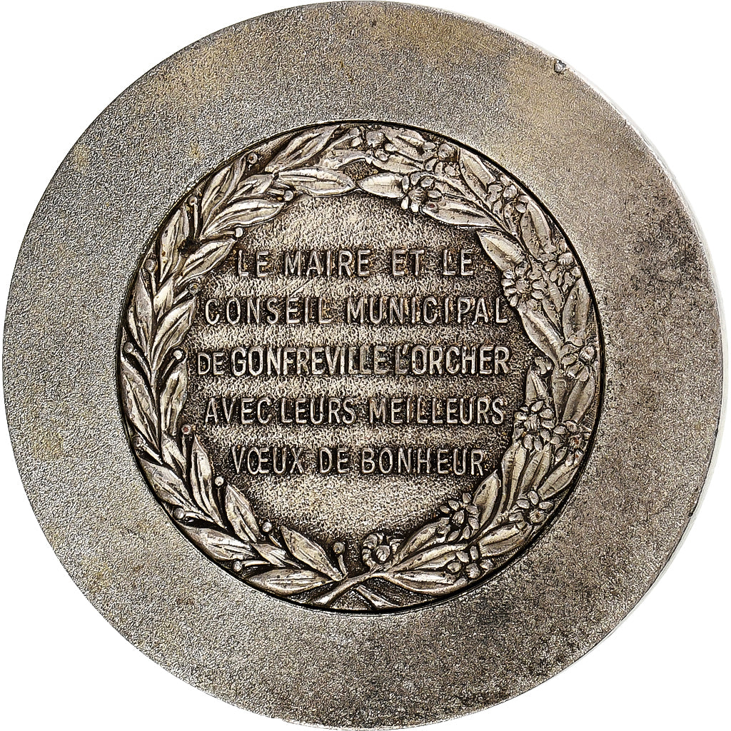 Francia, medalla, Mariage, Gonfreville l'Orcher, MBC, Bronce plateado