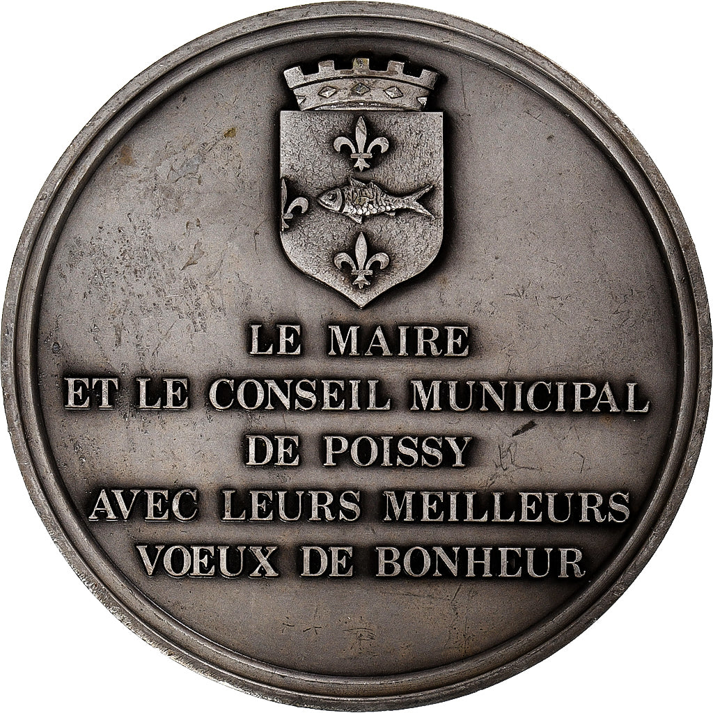 Francia, medalla, Mariage, Mairie de Poissy, MBC+, Bronce plateado