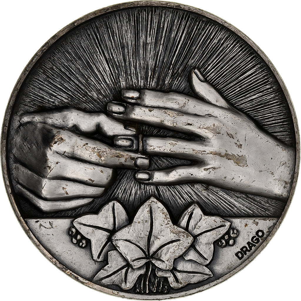 Francia, medalla, Mariage, Romorantin-Lanthenay, MBC, Bronce plateado