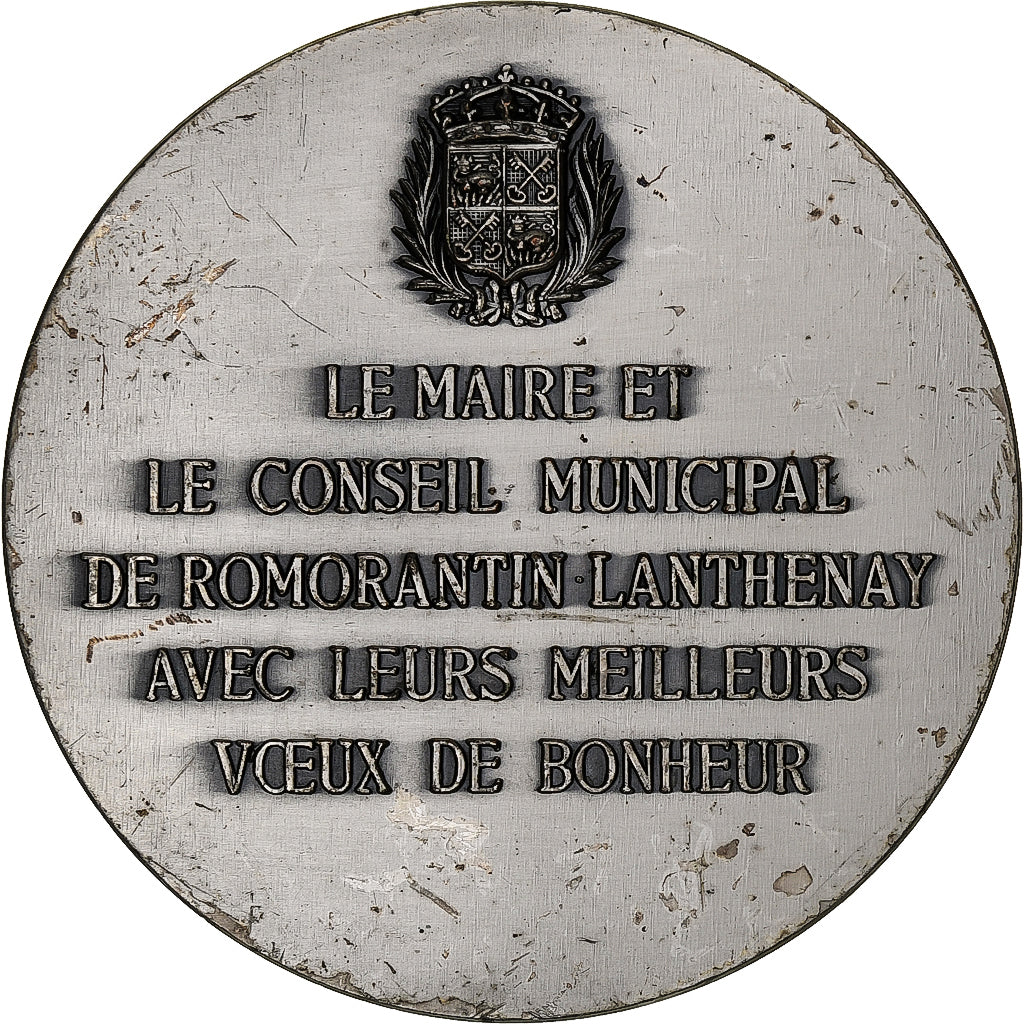 Francia, medalla, Mariage, Romorantin-Lanthenay, MBC, Bronce plateado