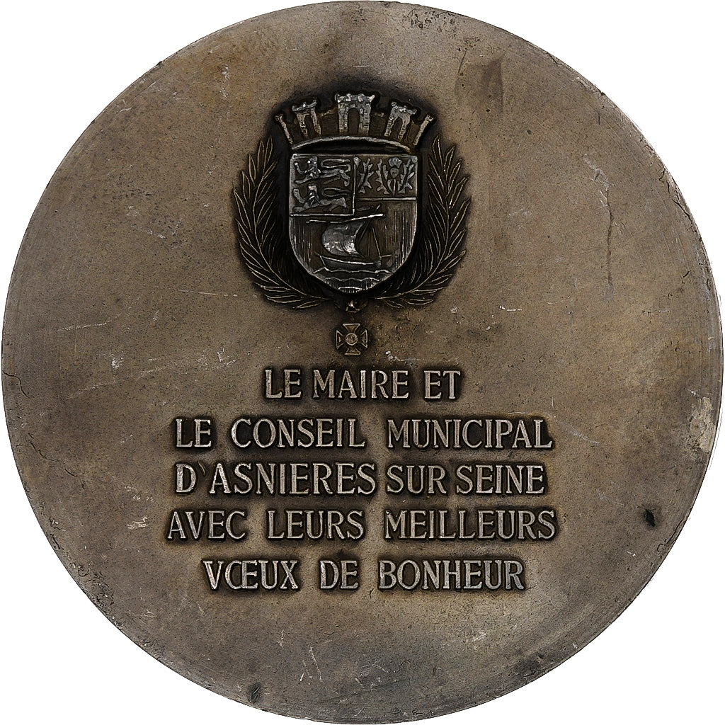 Francia, medalla, Mariage, Asnières-sur-Seine, Drago, MBC, Bronce plateado