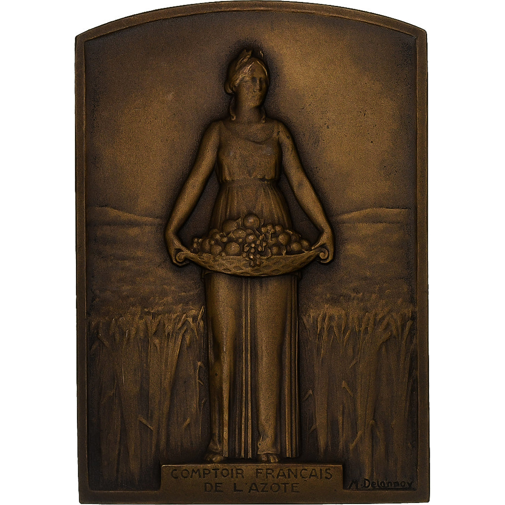Francia, medalla, Agriculture, Comptoir Français de l'Azote, Delannoy, EBC